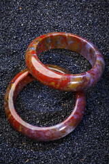 Jade and agate crafts beautifully carved using traditional techniques