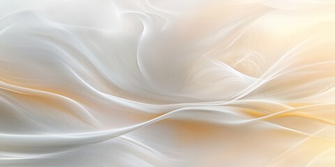 Obraz premium A digital design illustrating light flow, with soft gradients and glowing lines creating a serene atmosphere.