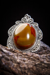 Jade and agate crafts beautifully carved using traditional techniques