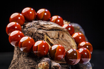 Jade and agate crafts beautifully carved using traditional techniques