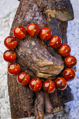 Jade and agate crafts beautifully carved using traditional techniques