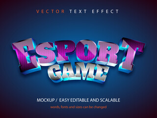 Esport Game Text Effect