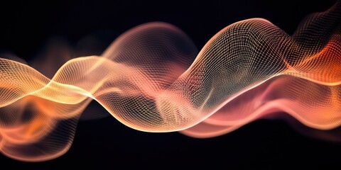 A digital flow pattern on a screen, showing complex movements and interactions within a system or network.