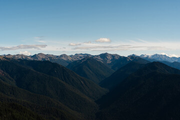 Hurricane Ridge in Olympic National Park in the Pacific Northwest in Washington 