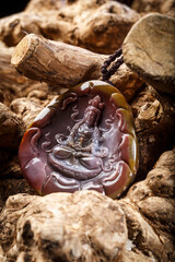 Jade and agate crafts beautifully carved using traditional techniques