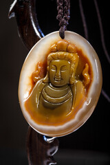 Jade and agate crafts beautifully carved using traditional techniques