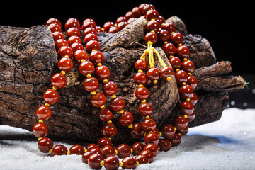 Jade and agate crafts beautifully carved using traditional techniques