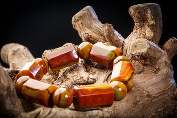 Jade and agate crafts beautifully carved using traditional techniques