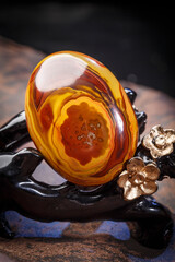 Jade and agate crafts beautifully carved using traditional techniques