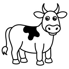 cartoon cow 