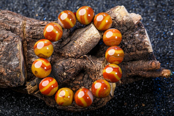 Jade and agate crafts beautifully carved using traditional techniques