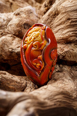 Jade and agate crafts beautifully carved using traditional techniques