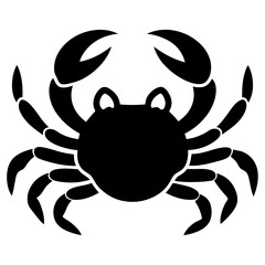 crab isolated on white background