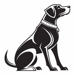 vector illustration of a dog