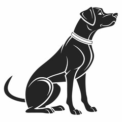 vector illustration of a dog