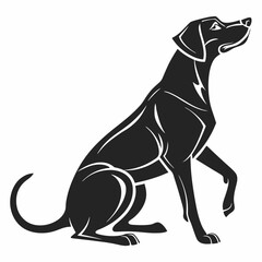 vector illustration of a dog