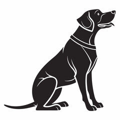 vector illustration of a dog