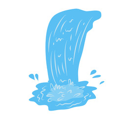 Waterfall vector