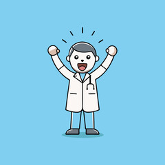 🏥 Healthcare Professional Clipart – High-Quality Cartoon Doctor Vector