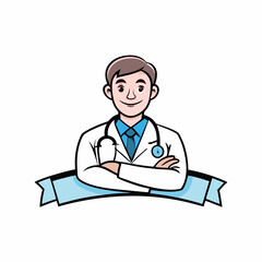 👨‍⚕️ Doctor Vector Illustration – Free SVG & PNG Download for Medical Use