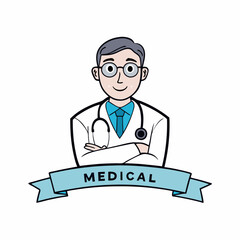 🏥 Medical Professional Clipart – High-Quality Healthcare Vector Art