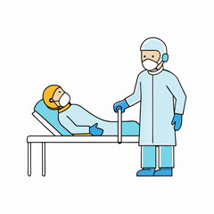 💉 Medical Care Scene Vector – Free Download for Health & Safety Designs