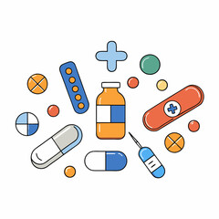 💊 Medical Pills & Capsules Vector – Free SVG & PNG for Pharmacy Designs