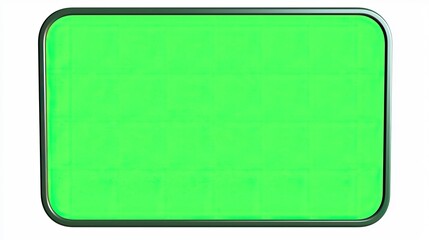 A bright green rectangular light panel with a grid pattern, likely for display or lighting purposes.