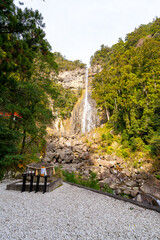 和歌山県　那智の滝の風景(2024年12月)