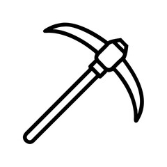 set of tools isolated on white background