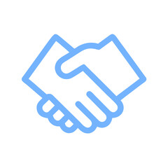 handshake icon vector illustration