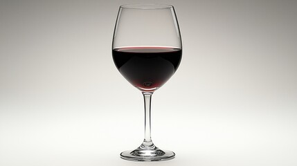 A Glass of Exquisite Red Wine