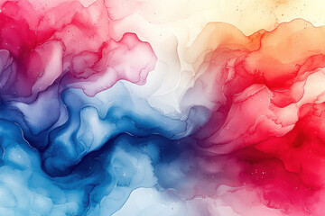 Colorful abstract ink flowing, blending, and swirling background for design