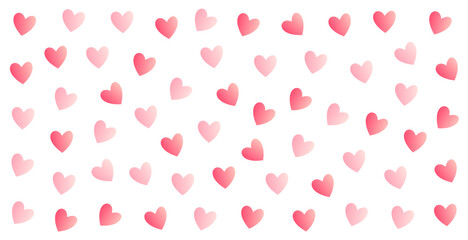 decorative pink love heart pattern wallpaper for romantic couple