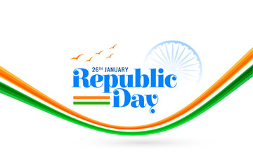 indian republic day 26th january background for social media post
