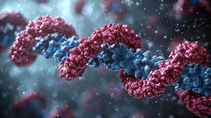 Fototapeta premium DNA Helix Molecular Structure