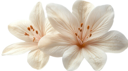 Fototapeta premium white lily isolated on white background 