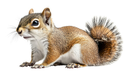 squirrel isolated on a white background