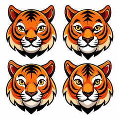 Tiger Vector Designs and Illustrations