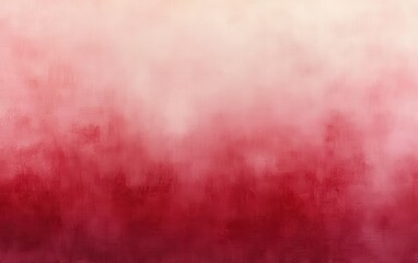 Fototapeta premium A detailed monochromatic background with a smooth gradient transitioning from a deep crimson red at the top to a soft, light rose at the bottom.