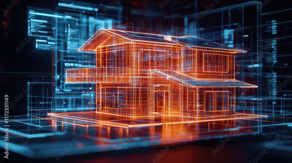Poster Visualizing a digital twin of a building in holographic format urban environment interactive content technology perspective