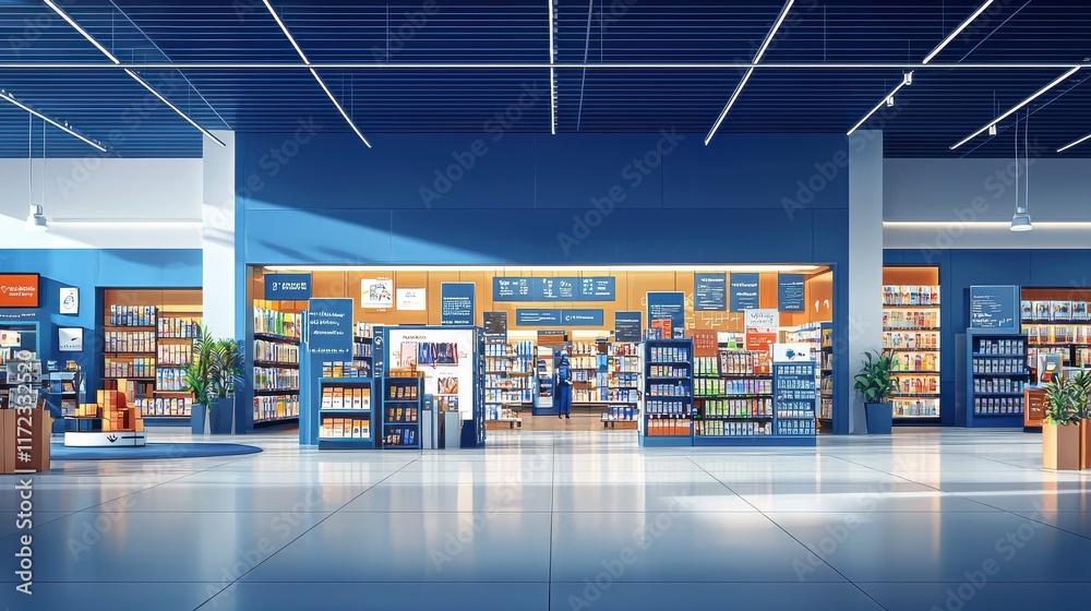 Aufkleber Implementing iot devices for a smart retail experience in modern stores enhancing seamless standards and customer engagement