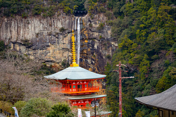 和歌山県　那智大社の風景(2024年12月)