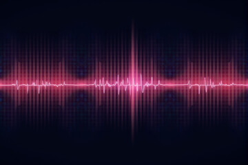 Obraz premium Digital abstract background resonate to futuristric era
