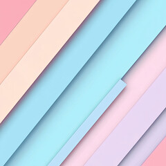 Obraz premium Abstract Colorful Background with Stripes in Pastel Shades