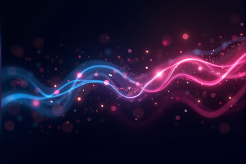 Fototapeta premium Digital abstract background resonate to futuristric era