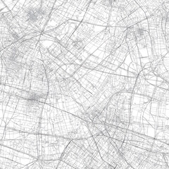 White Map Seamless Pattern