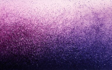 An abstract, highly detailed gradient with small particles transitioning from rich purple to soft lavender and pale pink