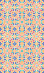 Traditional antique ornament morocco and arabian. abstract seamless repeat pattern. Abstract ethnic ornamental seamless pattern