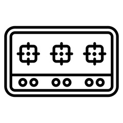 Obraz premium Cooktop Icon
